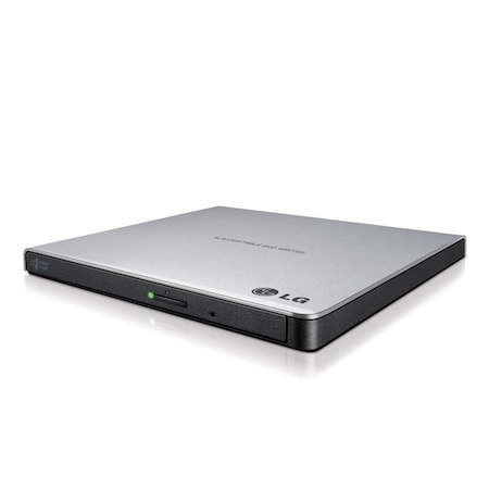 Lg LG - Network Attached Storage 8x DVDRW Ultra Slim Portable M-Disc USB DVD Burner, Silver GP65NS60